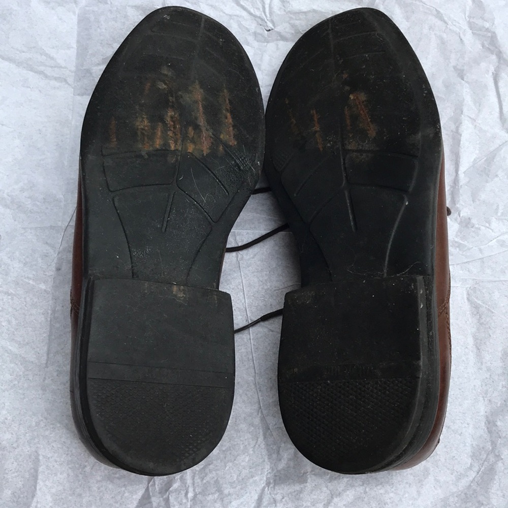 Vibran brown men’s dress shoes SZ 10 - Picture 3 of 3